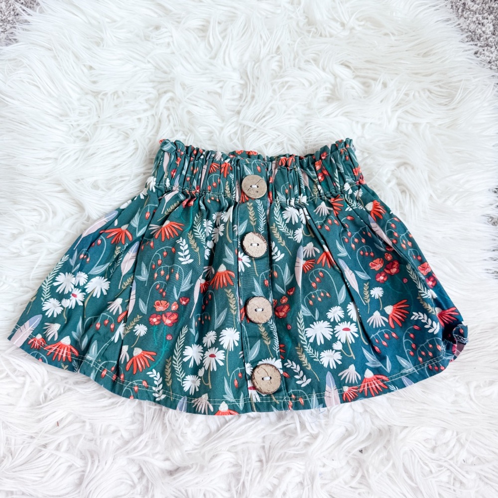 Arrows + Rubies | Fall Floral Paper Bag Skirt